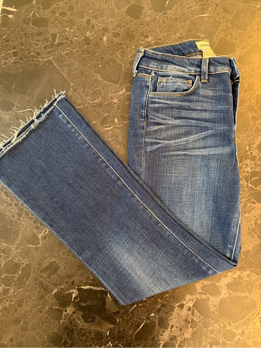 LIKE NEW L’AGENCE Kendra High Rise Cropped Flare